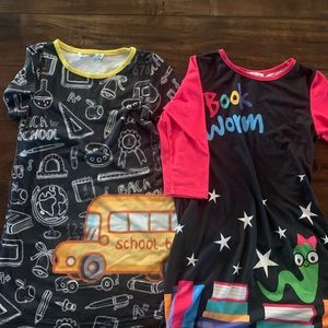 2 back to school dresses for girls